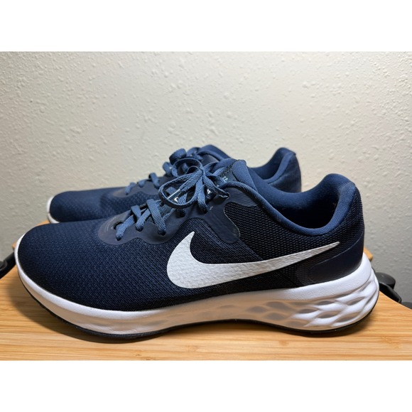 Nike Revolution 6 Next Nature Mens 10.5 Navy Blue Running Shoes DC3728-401 main image 6